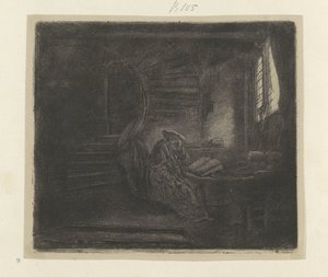 Jérôme dans un sombre cabinet d