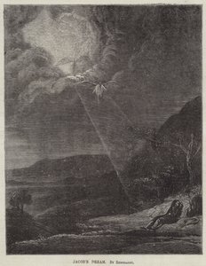 Le rêve de Jacob - Rembrandt van Rijn