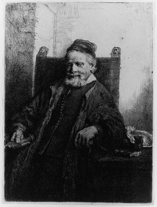 Jan Lutma, orfèvre, 1656 - Rembrandt van Rijn