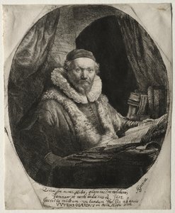 Jan Uytenbogaert, prédicateur des Remonstrants, 1635 - Rembrandt van Rijn