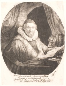 Jan Uytenbogaert, prédicateur de la secte des remonstrants arminiens - Rembrandt van Rijn