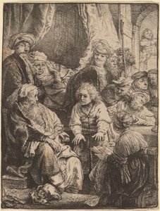 Joseph racontant ses rêves - Rembrandt van Rijn