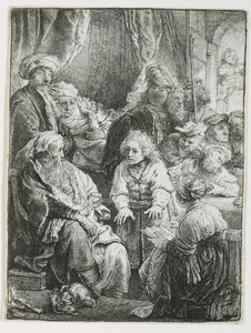 Joseph racontant ses rêves - Rembrandt van Rijn
