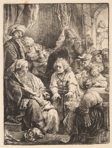 Joseph racontant ses rêves - Rembrandt van Rijn