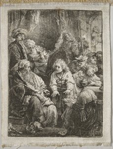 Joseph racontant ses rêves - Rembrandt van Rijn