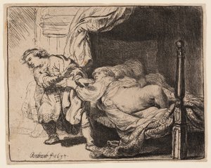 Joseph et la femme de Potiphar - Rembrandt van Rijn