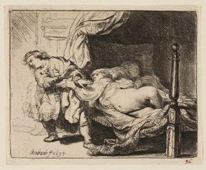 Joseph et la femme de Potiphar - Rembrandt van Rijn