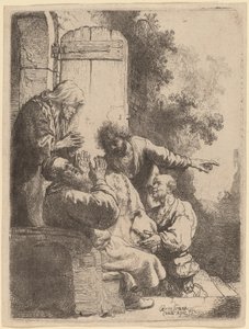 Le Manteau de Joseph Apporté à Jacob - Rembrandt van Rijn