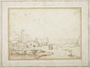 Paysage avec une partie d