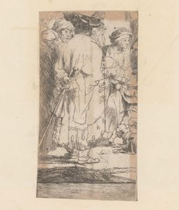Homme en manteau, vu de dos - Rembrandt van Rijn