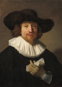 Homme avec une feuille de musique, 1633 - Rembrandt van Rijn