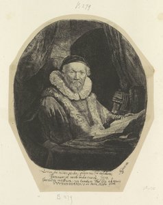 Portrait du prédicateur remontrant Jan Wtenbogaert - Rembrandt van Rijn