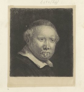 Portrait du maître écrivain Lieven Willemsz. van Coppenol: grande plaque