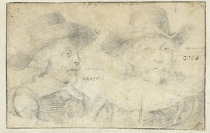 Portraits de Cornelis de Graeff et Frans Banningh Cocq - Rembrandt van Rijn