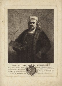 Rembrandt, Autoportrait du peintre et graveur néerlandais - Rembrandt van Rijn