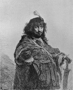 Rembrandt avec le sabre