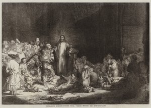 Le Cent-Guilder de Rembrandt, Christ guérissant les malades