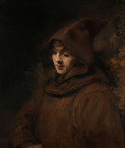 Titus, fils de Rembrandt, en habit franciscain. 1660
