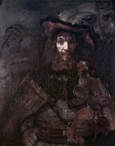 Cavalier avec un faucon - Rembrandt van Rijn