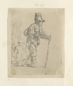 Famille de paysans itinérants - Rembrandt van Rijn