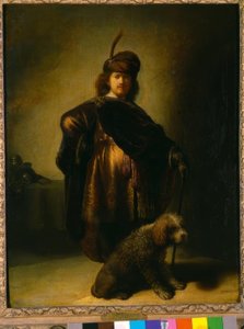 Autoportrait en costume oriental - Rembrandt van Rijn