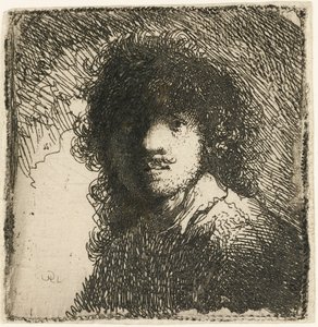 Autoportrait tête nue : buste, vers 1629