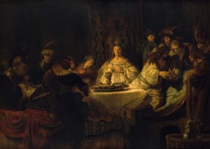Le mariage de Samson - Rembrandt van Rijn