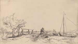 Le Pont de Six, 1645. - Rembrandt van Rijn