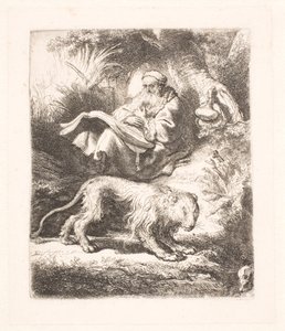 Saint Jérôme lisant - Rembrandt van Rijn