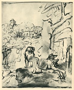 Saint Jérôme lisant dans un paysage, 1649, 1943 - Rembrandt van Rijn