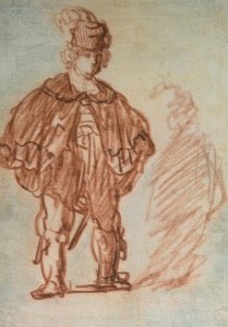 Acteur debout - Rembrandt van Rijn