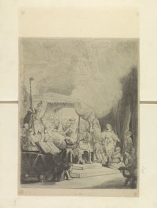 Lit de mort de Maria - Rembrandt van Rijn