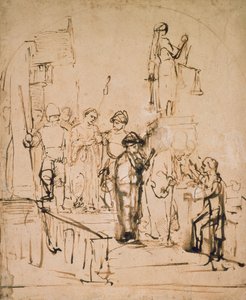 Suzanne amenée en jugement, 17e siècle - Rembrandt van Rijn