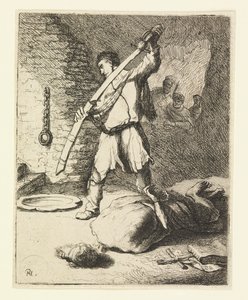 La décapitation de Jean-Baptiste - Rembrandt van Rijn