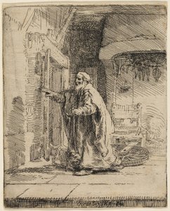 La Cécité de Tobit : La Grande Planche - Rembrandt van Rijn