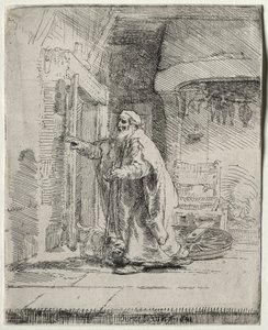 La cécité de Tobit : La grande planche - Rembrandt van Rijn