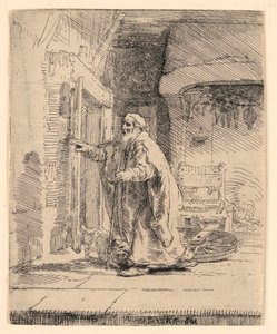 La Cécité de Tobit : La Grande Planche - Rembrandt van Rijn