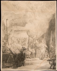 La Mort de la Vierge - Rembrandt van Rijn