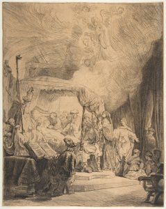 La Mort de la Vierge - Rembrandt van Rijn