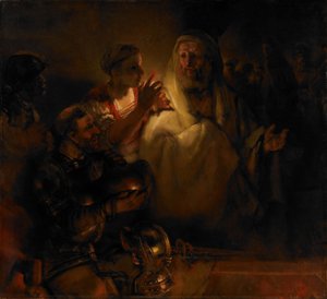Le reniement de Saint Pierre - Rembrandt van Rijn