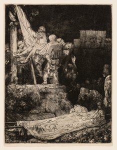 La Descente de Croix à la lumière des torches