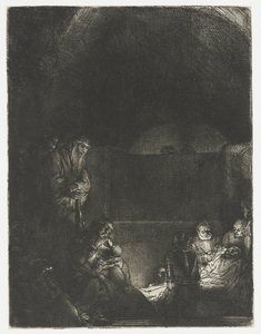 La Mise au tombeau - Rembrandt van Rijn