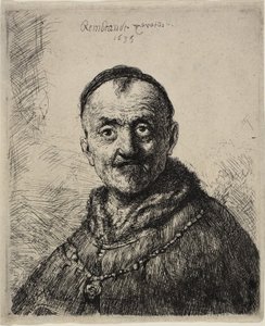 La première tête orientale - Rembrandt van Rijn