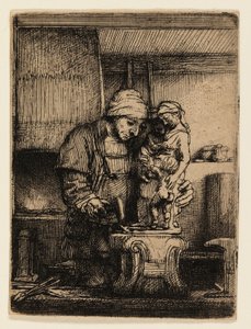 Le Orfèvre - Rembrandt van Rijn