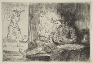Le Joueur de Golf - Rembrandt van Rijn