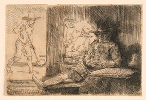 Le joueur de golf - Rembrandt van Rijn