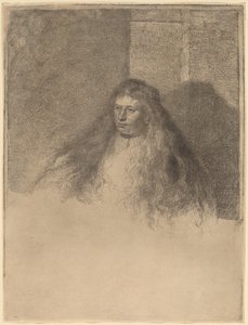 La grande mariée juive - Rembrandt van Rijn