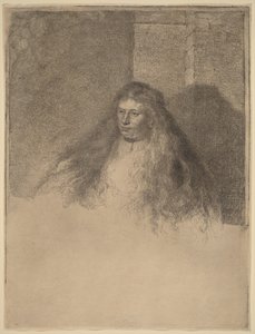 La grande mariée juive - Rembrandt van Rijn