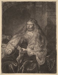 La grande mariée juive - Rembrandt van Rijn
