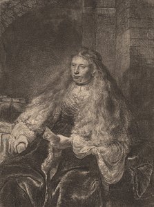 La grande mariée juive - Rembrandt van Rijn